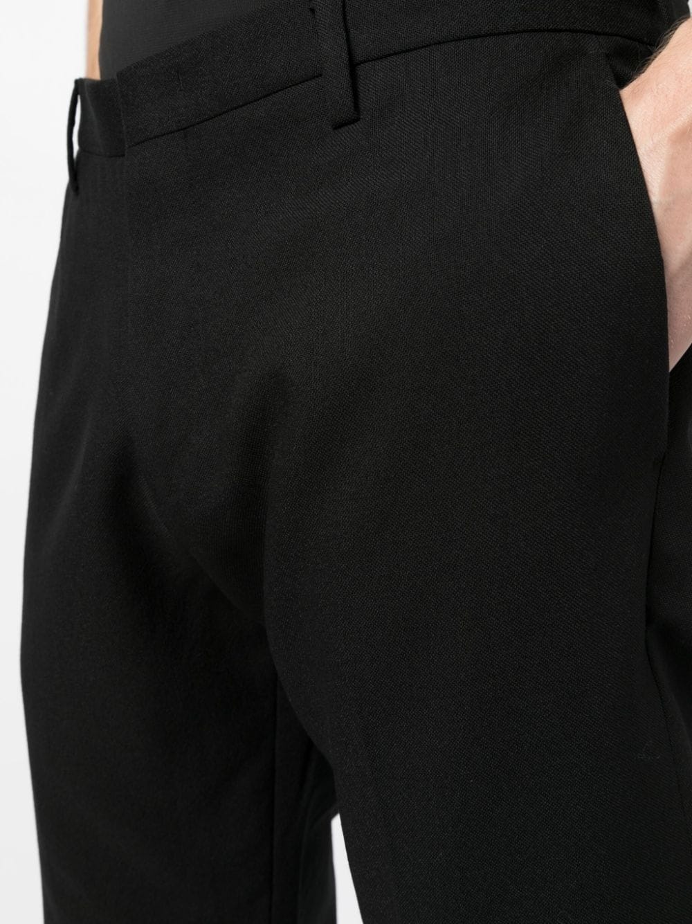 mid-rise straight-leg trousers - 5