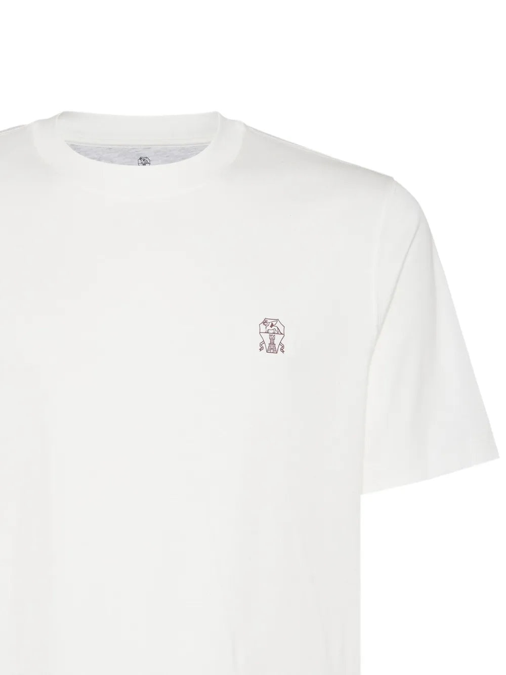 Brunello Cucinelli Men Printed Logo T-Shirt - 7
