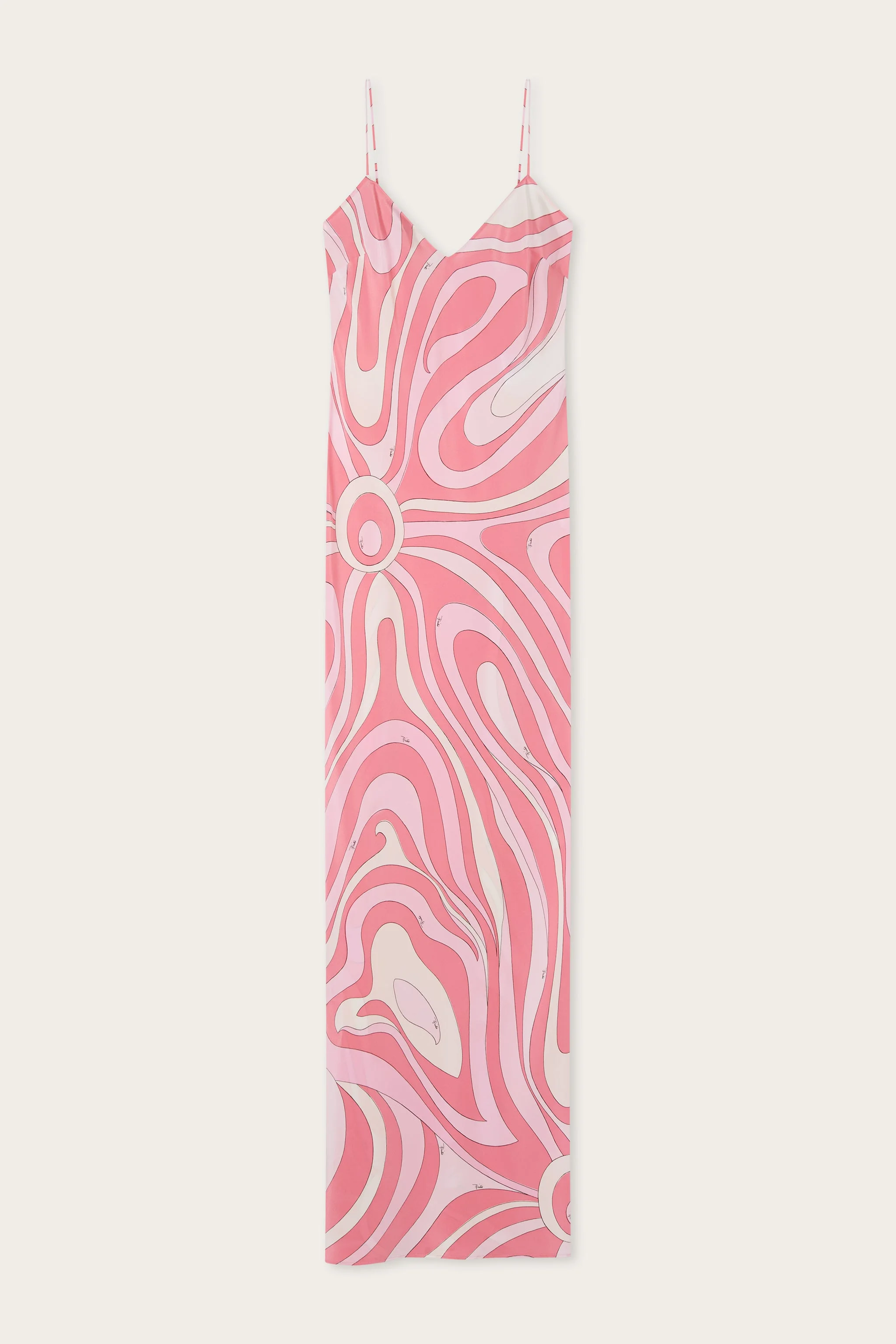 MARMO PRINT CRÊPE DE CHINE DRESS - 1