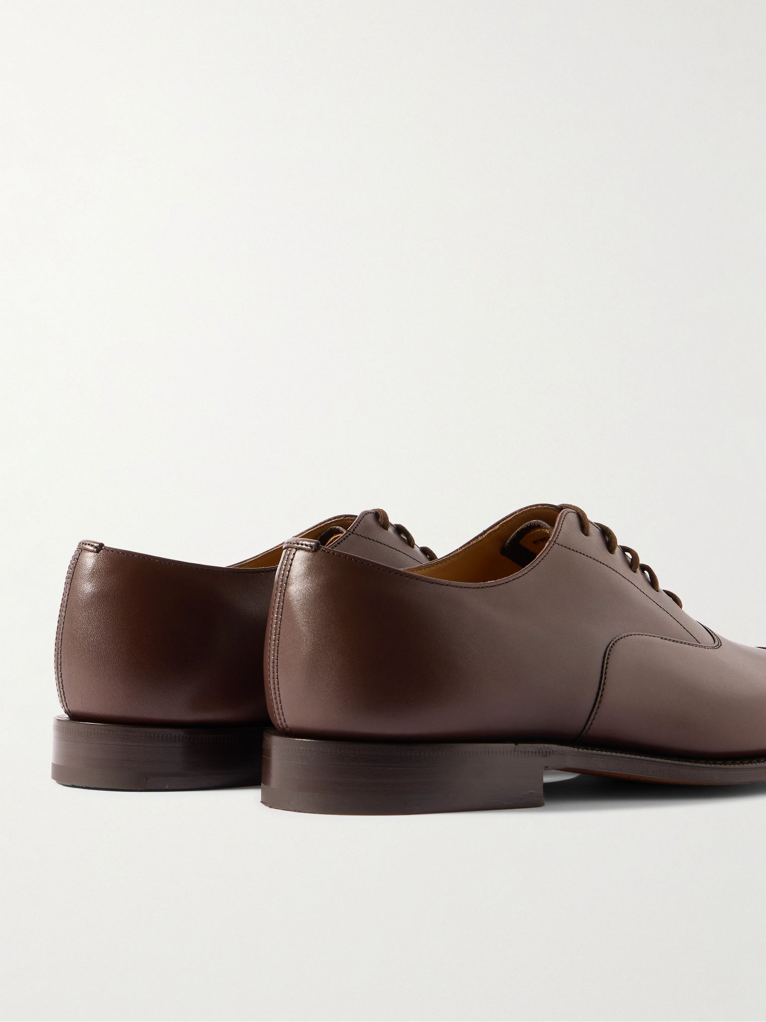 Consul Leather Oxford Shoes Dark brown - 5