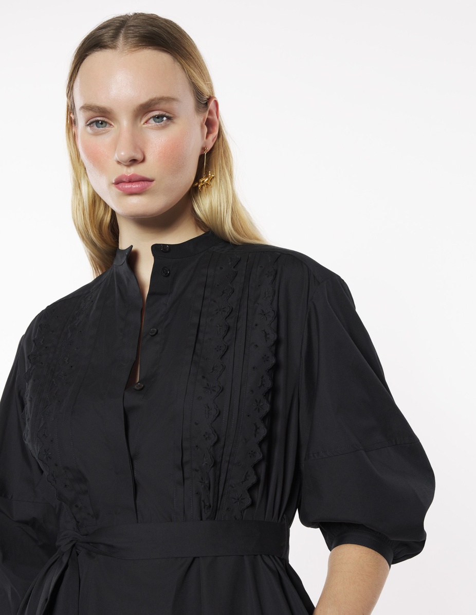 CRAFTED EMBROIDERY MAXI SLEEVE DRESS - 4