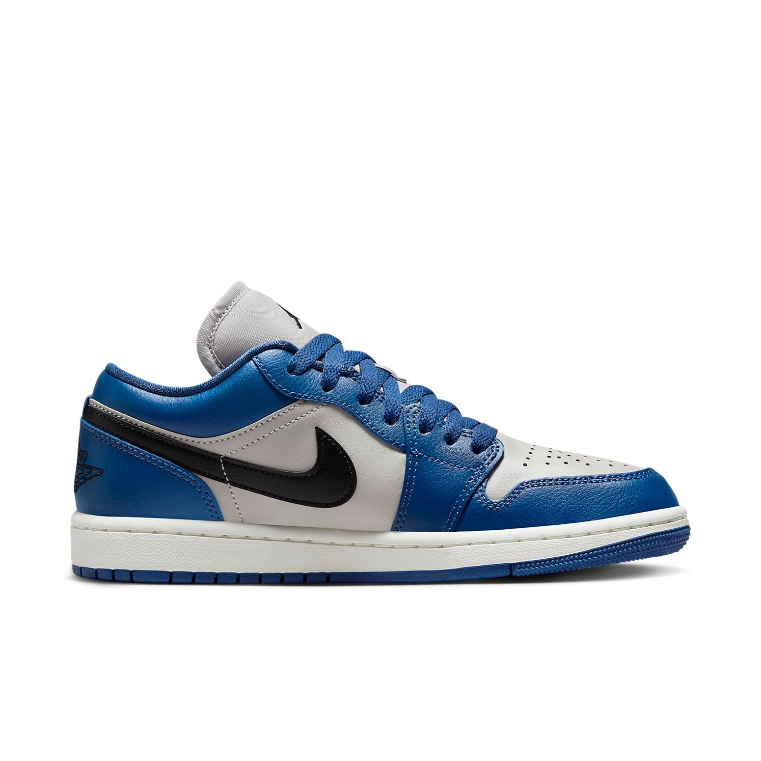 (WMNS) Air Jordan 1 Low 'Gray Navy Blue Black' DC0774-402 - 2