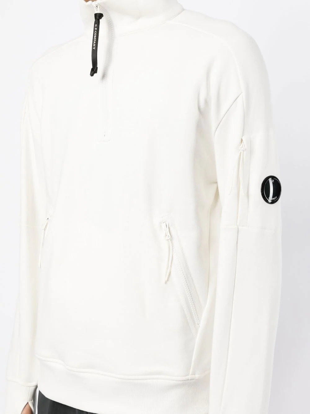 zip-fastening sweatshirt - 5