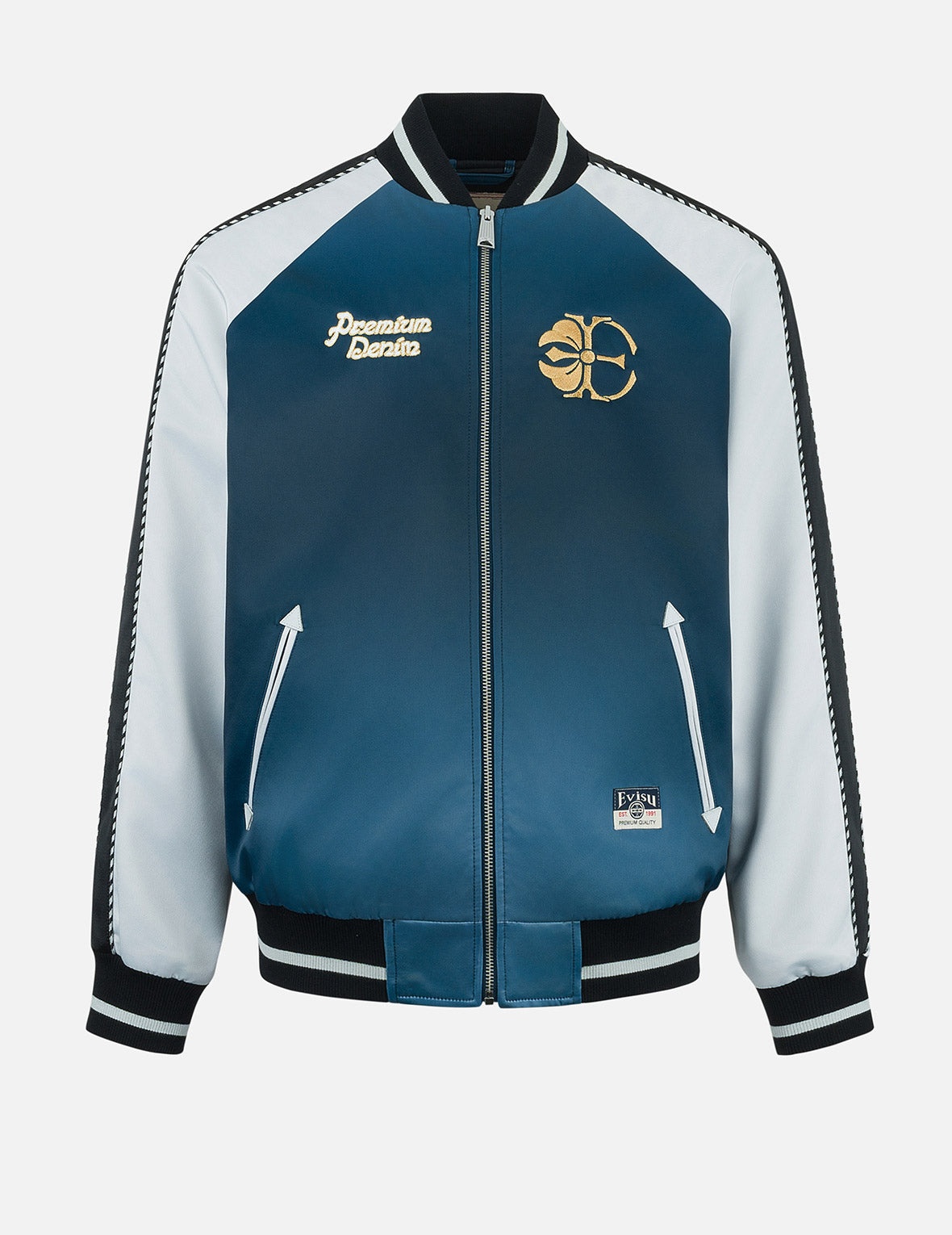 Hakutaku Embroidery Regular Fit Souvenior Jacket - 2
