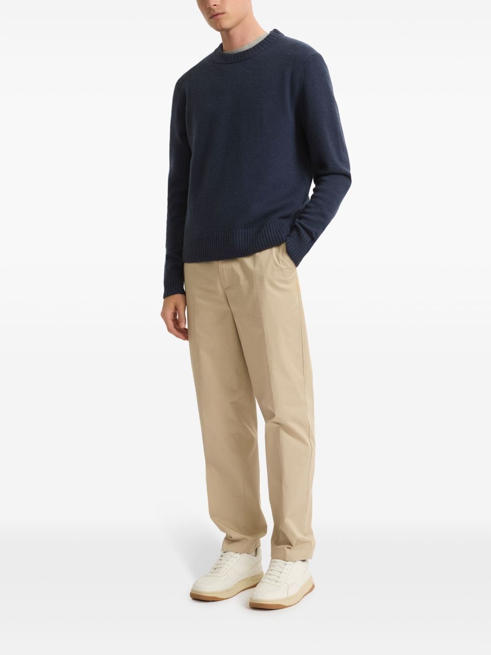 crew neck knit jumper - 2