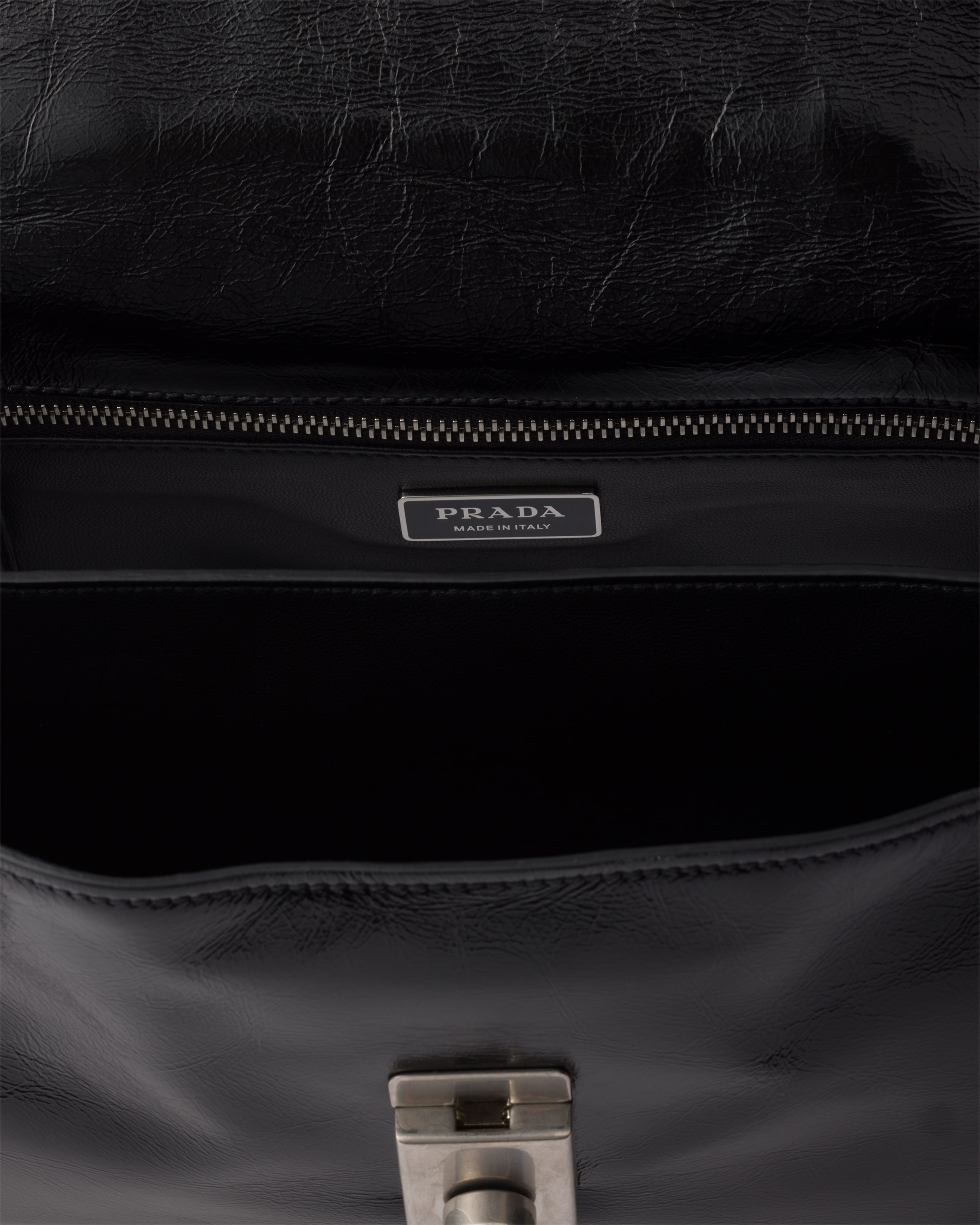 Medium leather handbag - 4