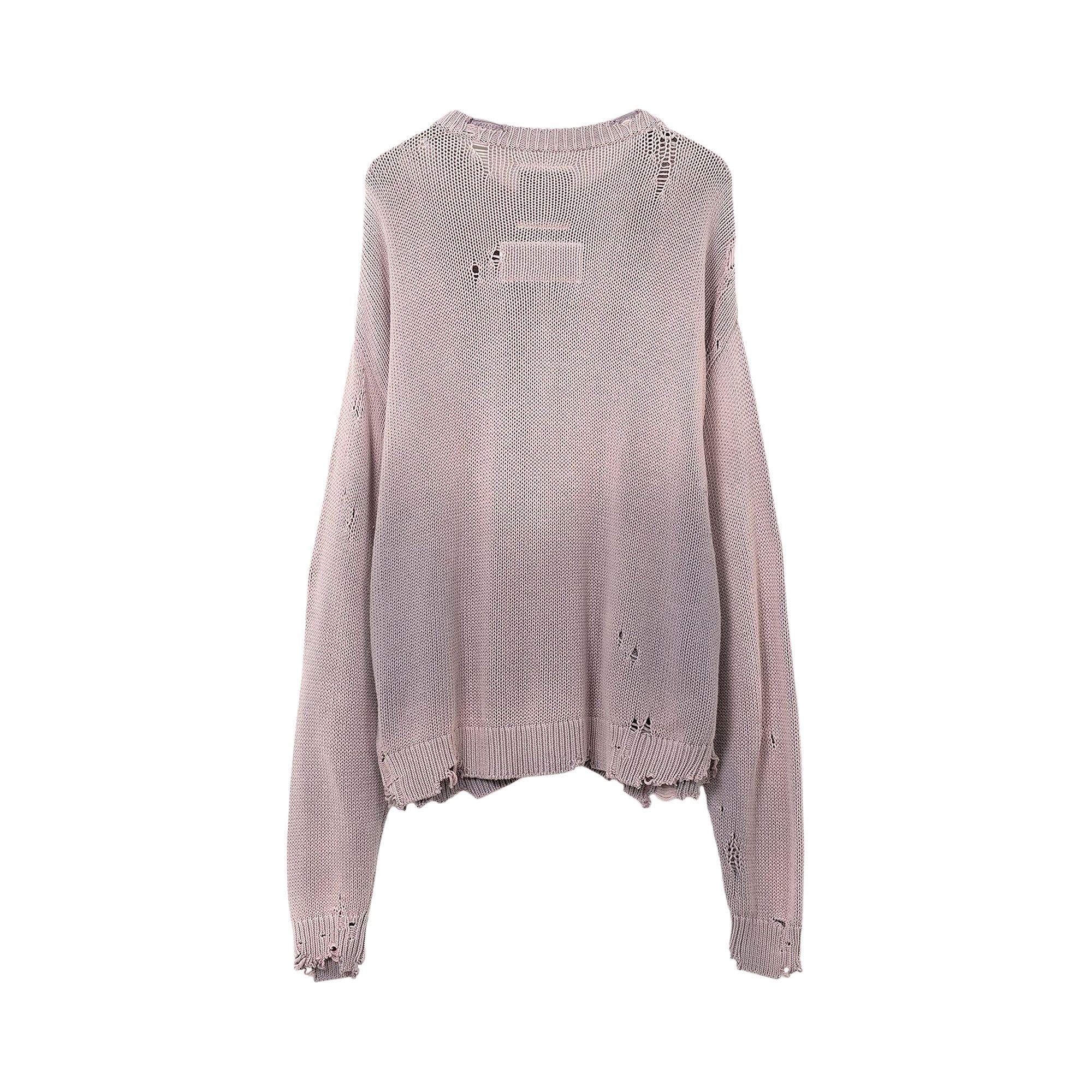 Maison Mihara Yasuhiro Car Jacquard Knit Cardigan 'Pink' - 2