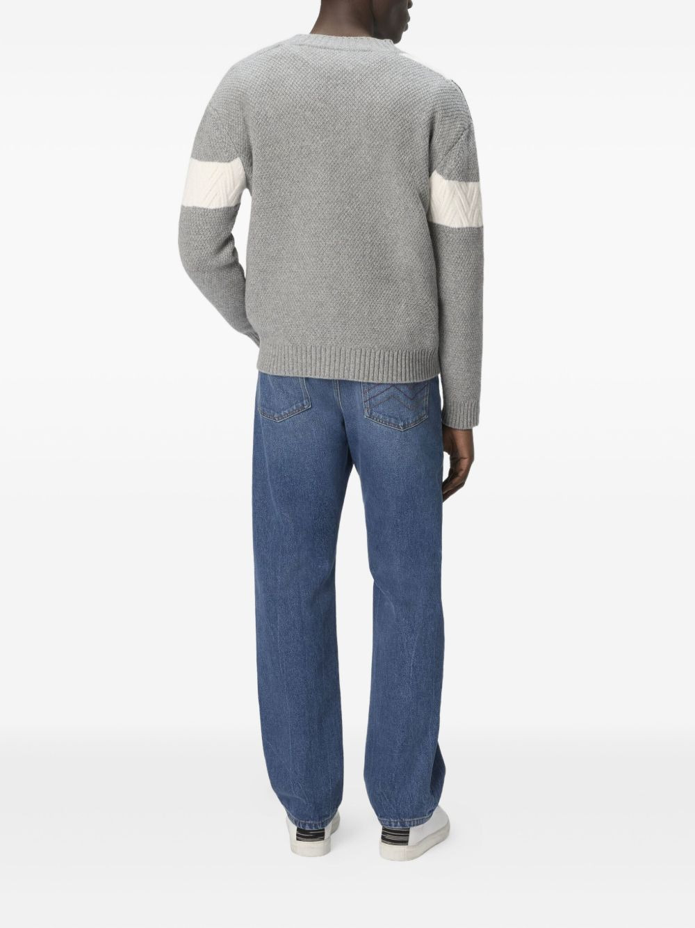 zigzag-pocket jeans - 3