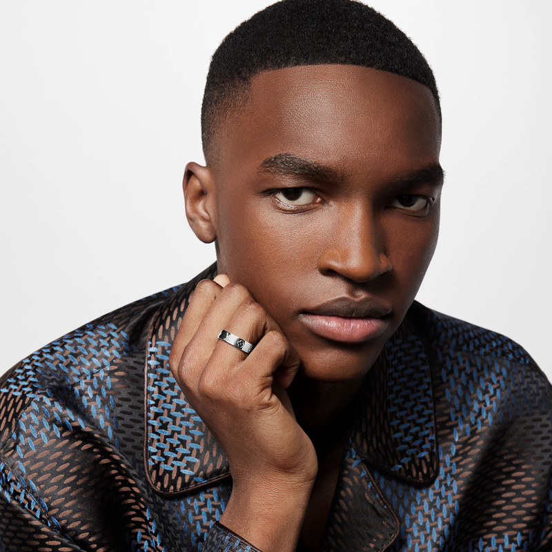 LV Mosaic Thin Ring 3