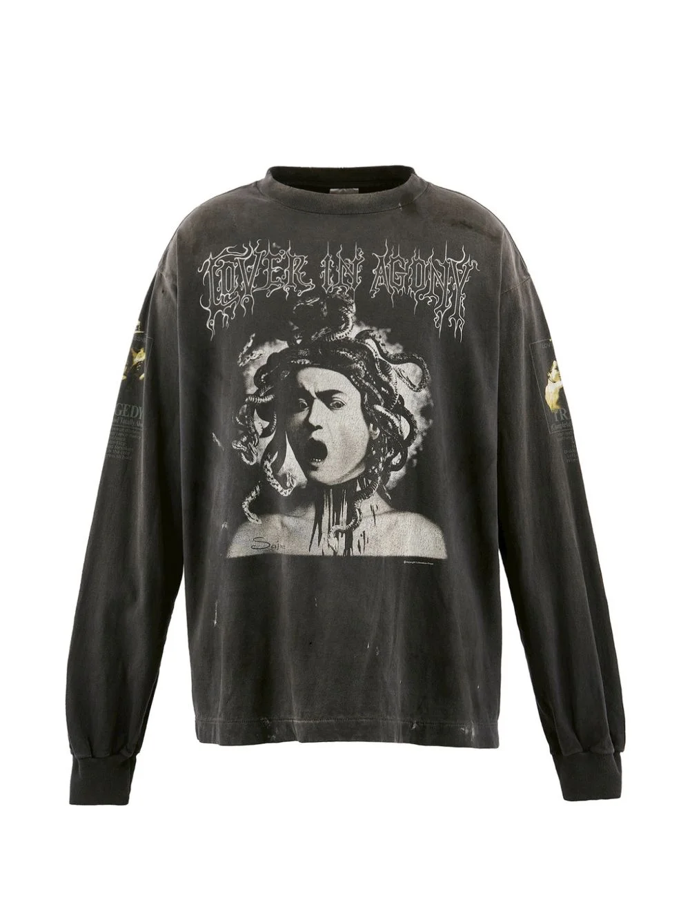 graphic-print long-sleeve T-shirt - 1