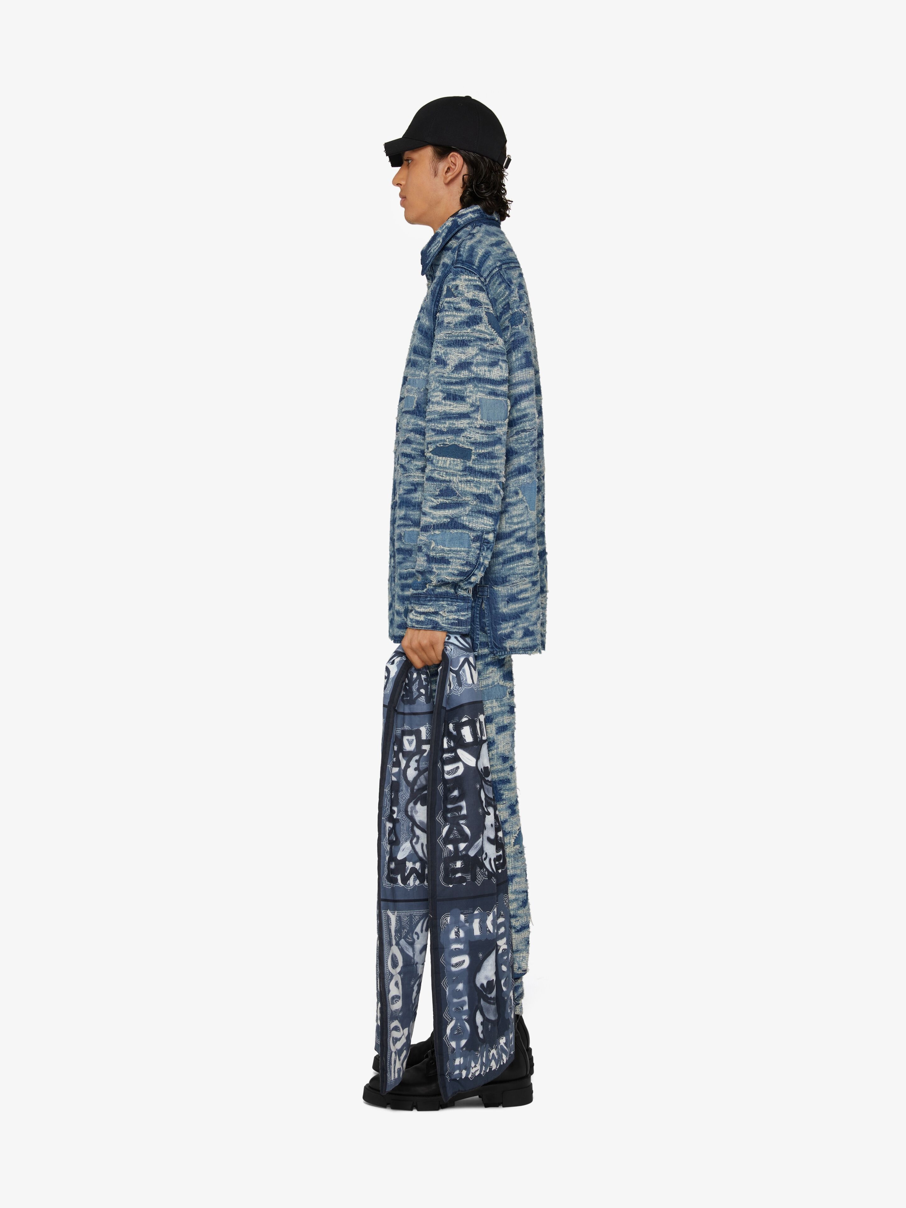 SLIM JEANS IN DESTROYED DENIM - 3