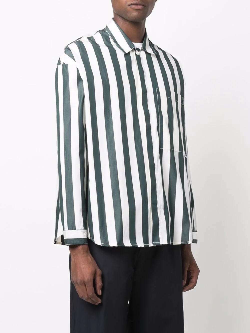 boxy striped shirt - 4