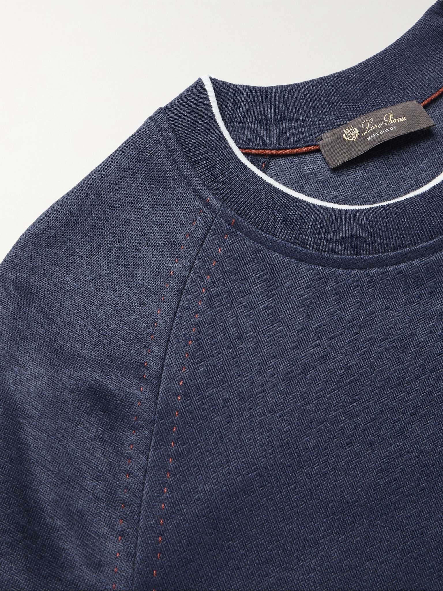 Drysdale Linen-Blend Jersey Sweatshirt - 5