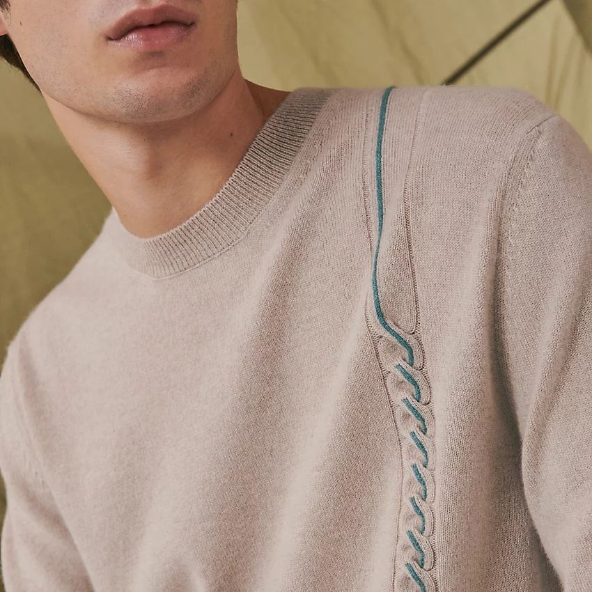 Cashmere crewneck sweater - 3