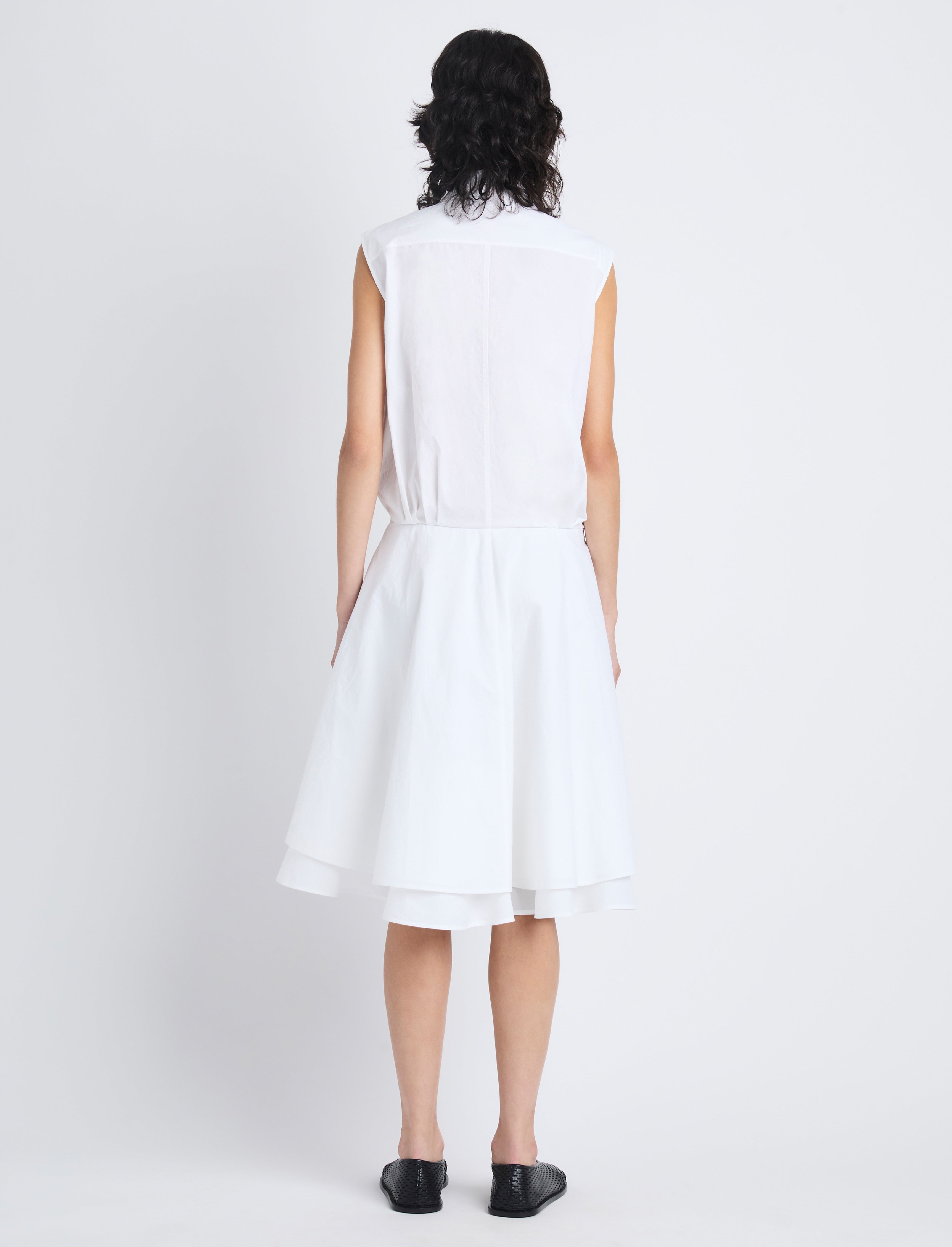 Cindy Dress in Washed Cotton Poplin - 4