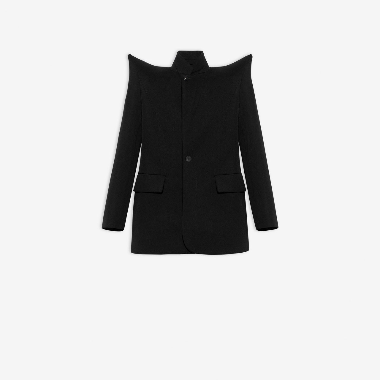 Pagoda Single Breasted Jacket - 1