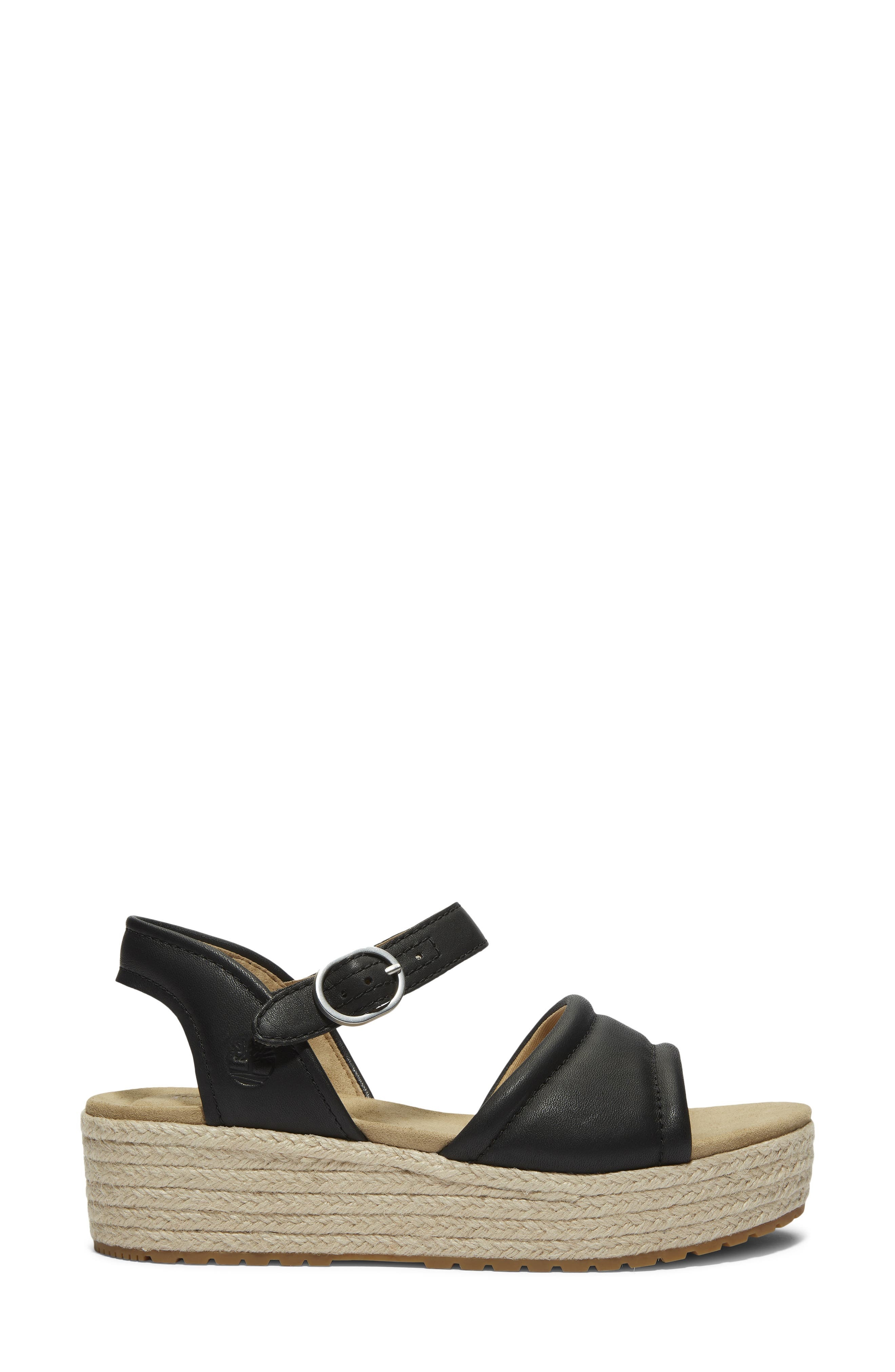 Timberland Santorini Sun Espadrille Sandal in Black Full Grain at Nordstrom - 3