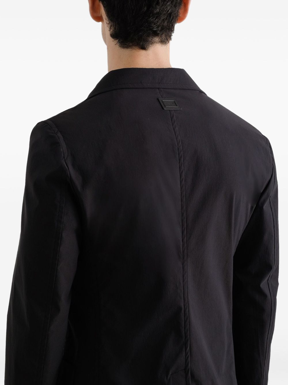 double-breasted patch-pocket blazer - 5