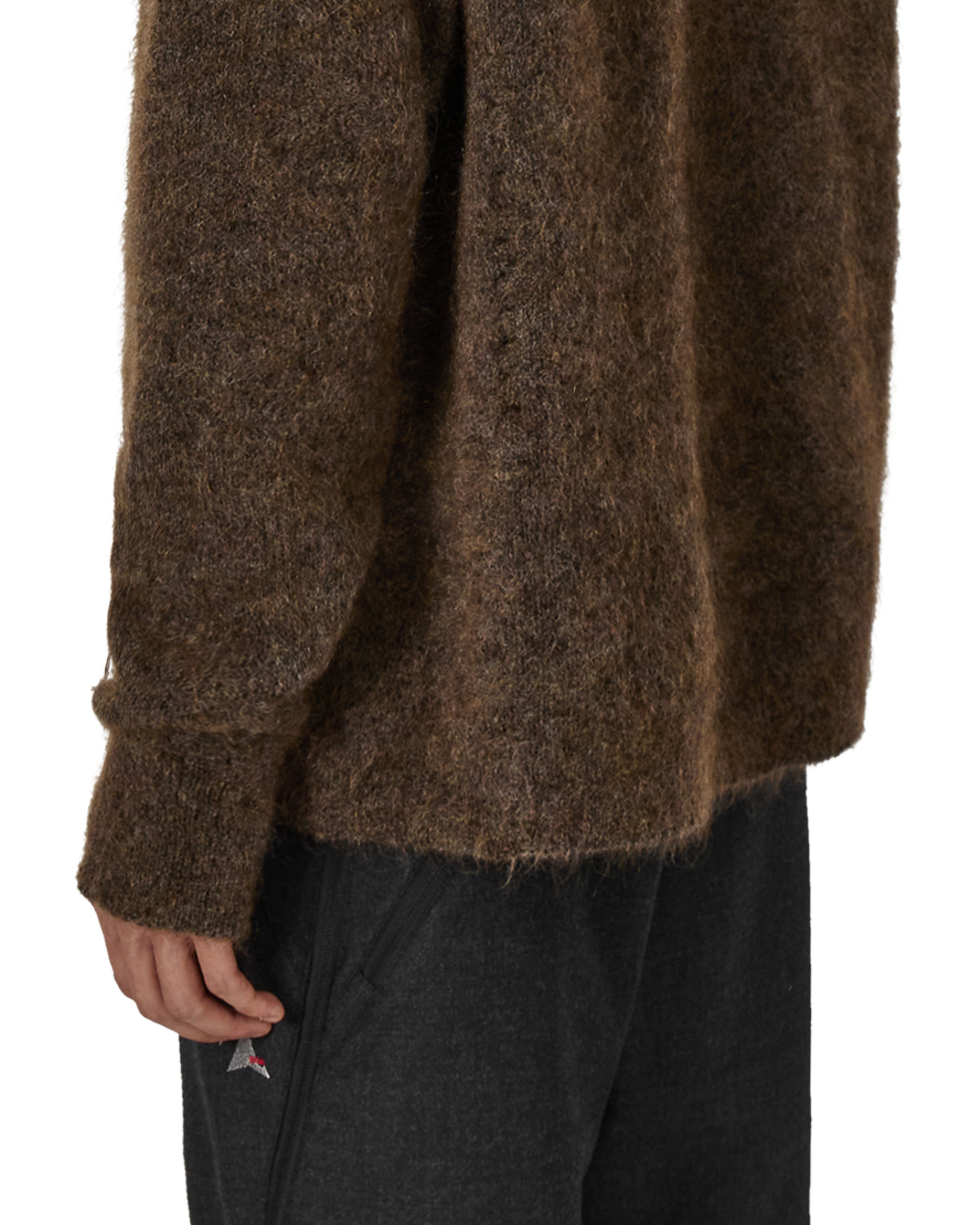 Dropstitch Mohair Knit Crewneck - 8