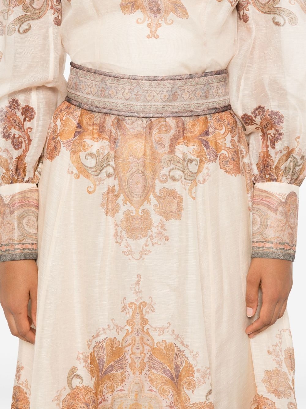Illustration midi skirt - 5