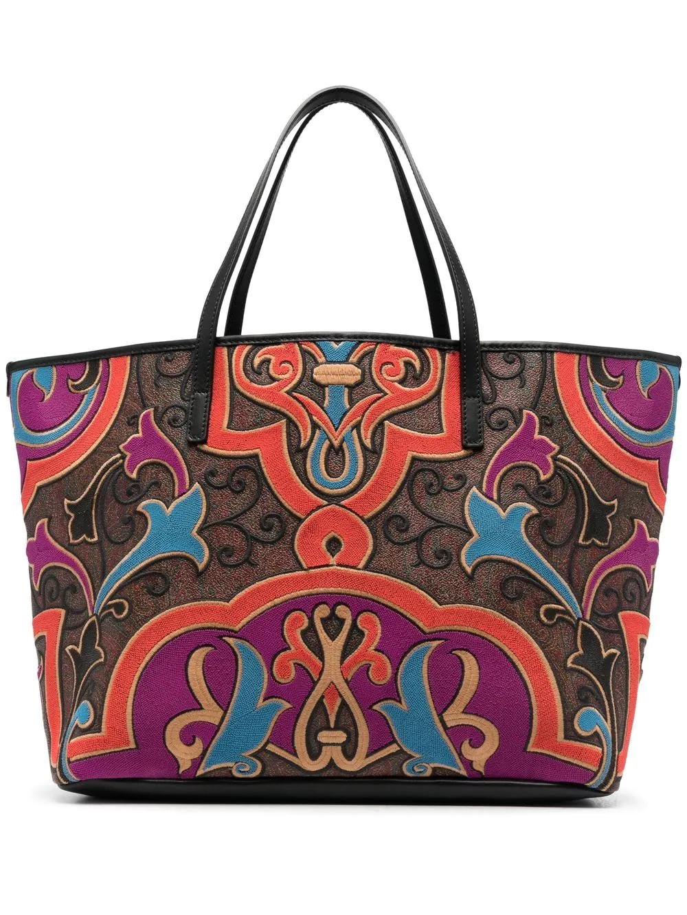 graphic-print tote bag - 1