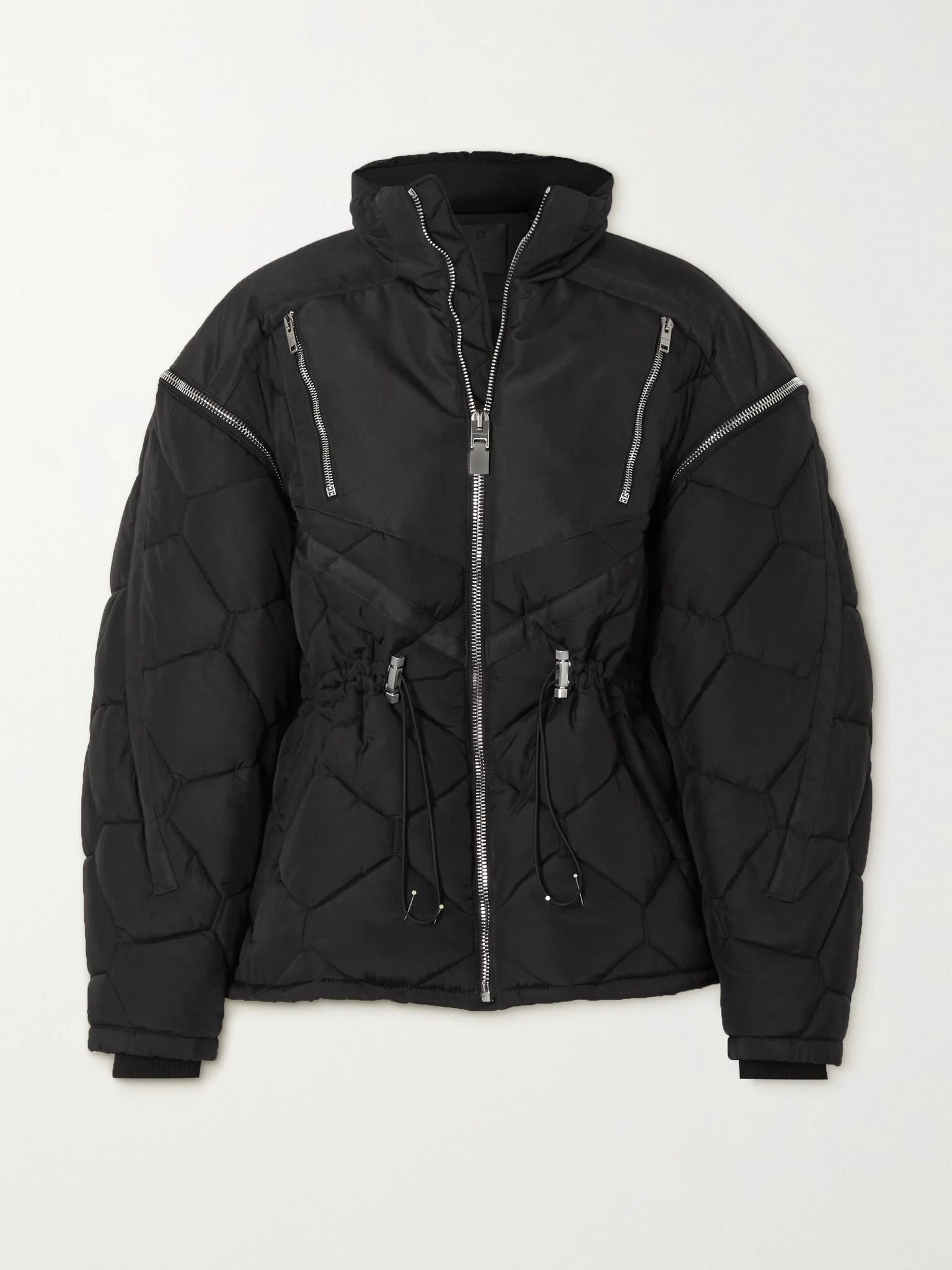 Convertible quilted padded shell jacket Black - 1