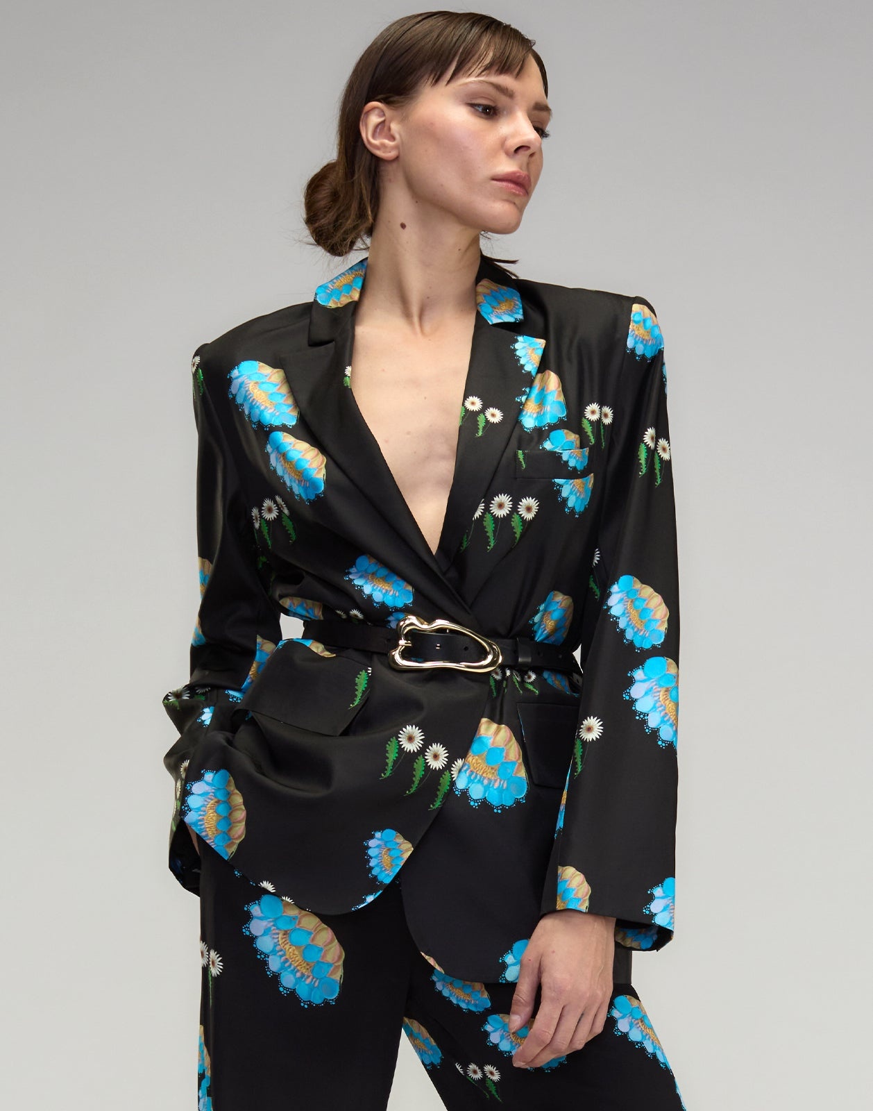 Blake Silk Twill Blazer - 4