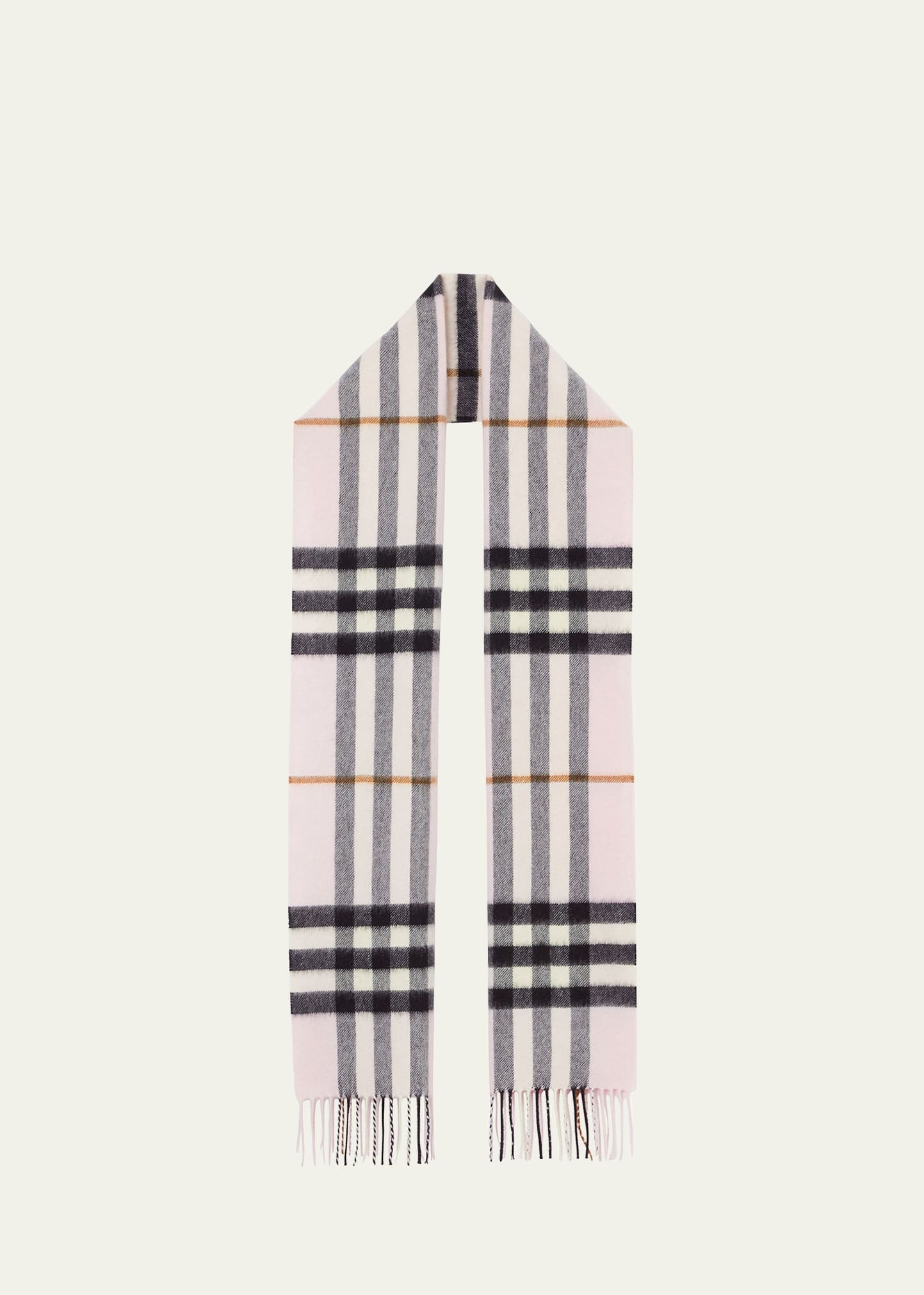 Giant Check Cashmere Scarf - 1