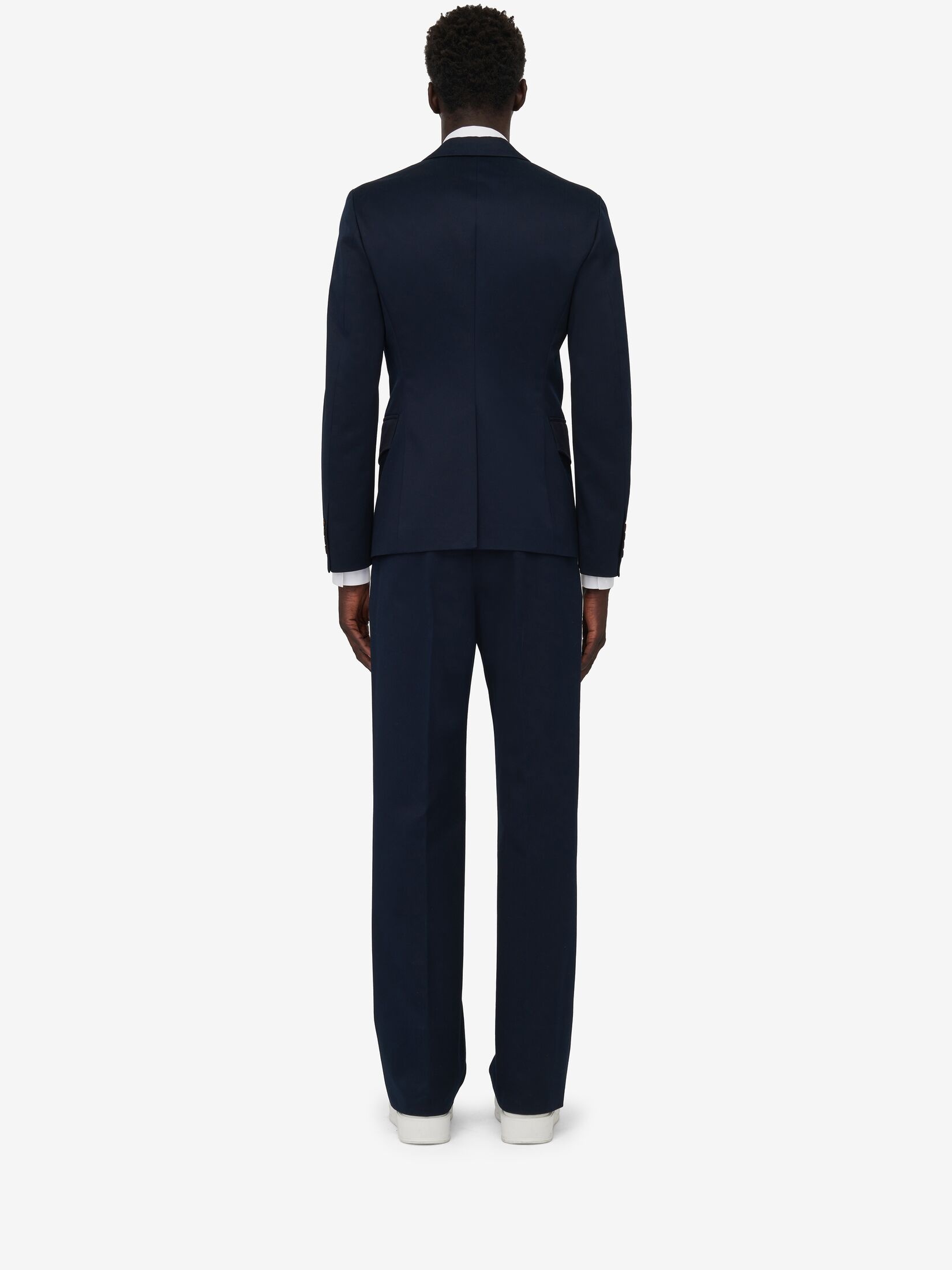 Men's Military Trousers in Navy - 4