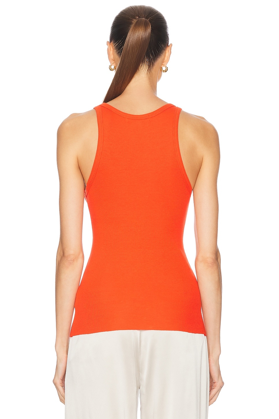 High Neck Fitted Tank Top - 3
