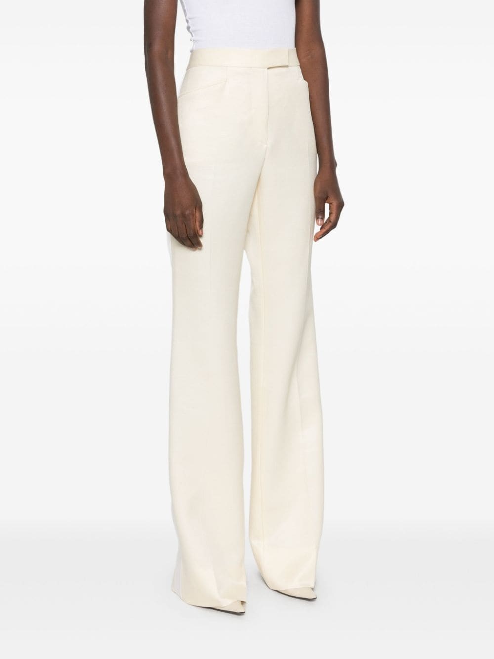 wide-leg tailored trousers - 3