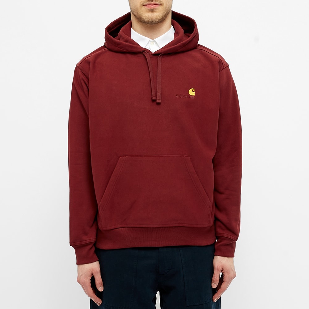 Carhartt WIP Hooded American Script Sweat - 4