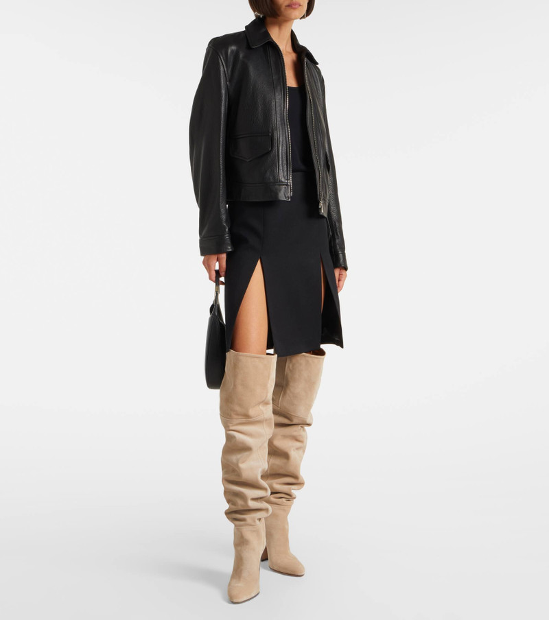 PARIS TEXAS Lavinia 100 suede over-the-knee boots outlook