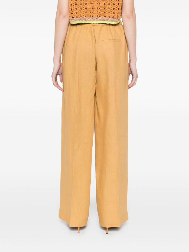 linen darted trousers 4