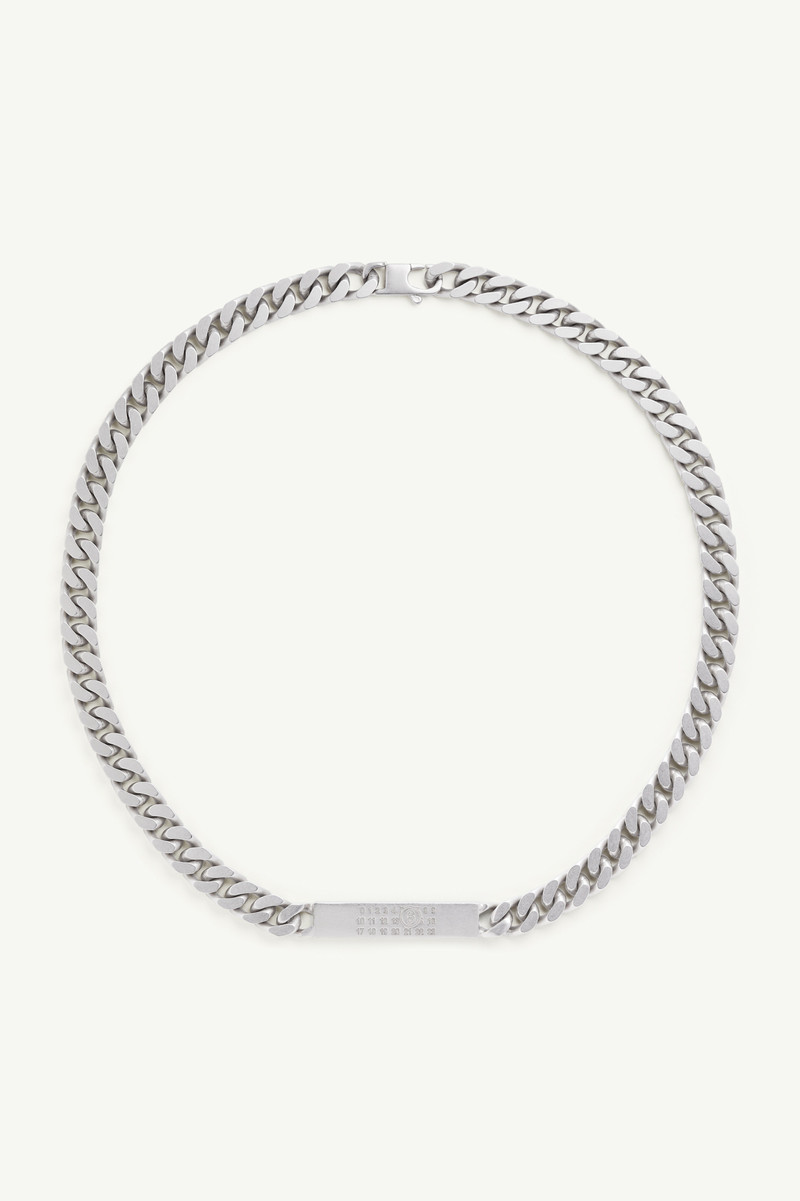 Embossed Numeric Necklace 1