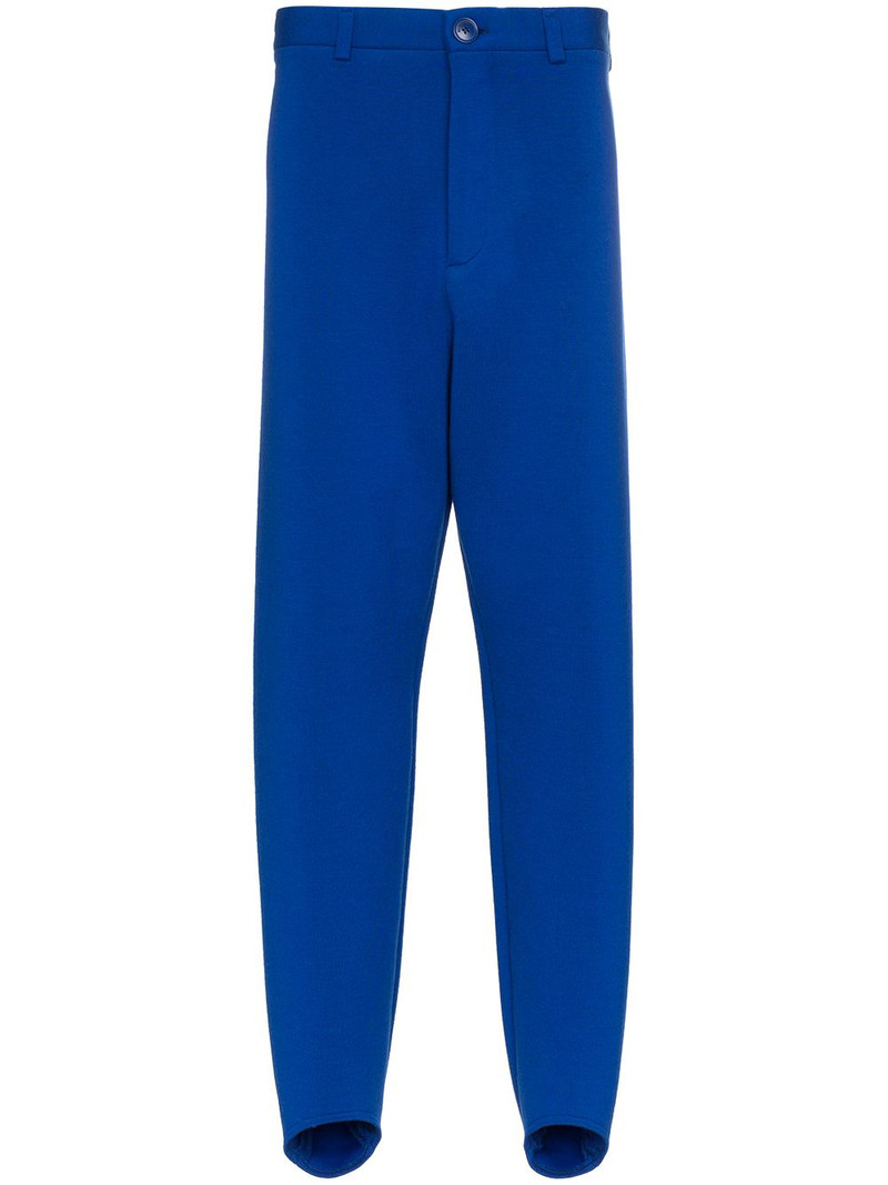 Zip Front Stirrup Leg Sweatpants 1