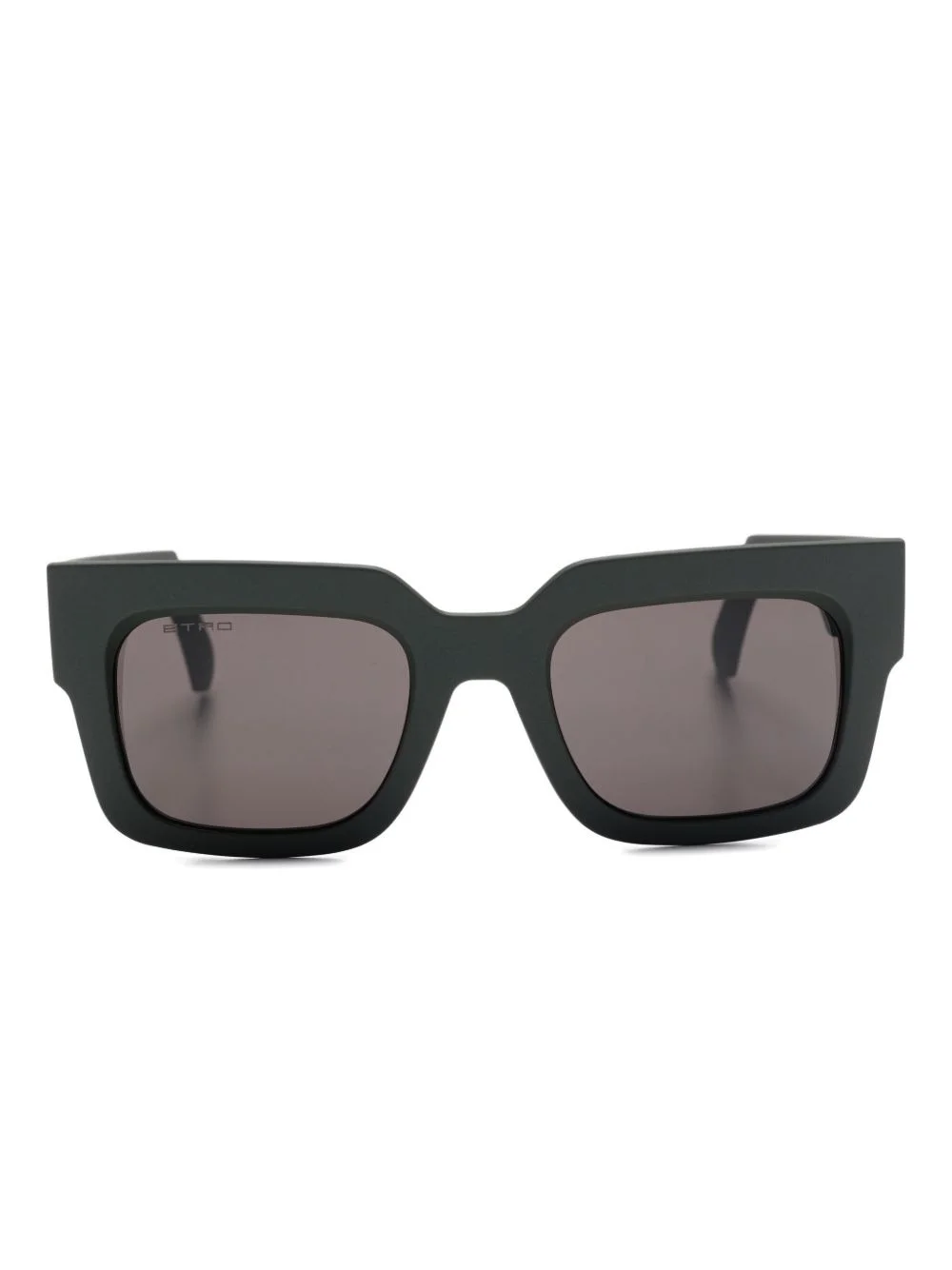 logo-plaque square sunglasses - 1