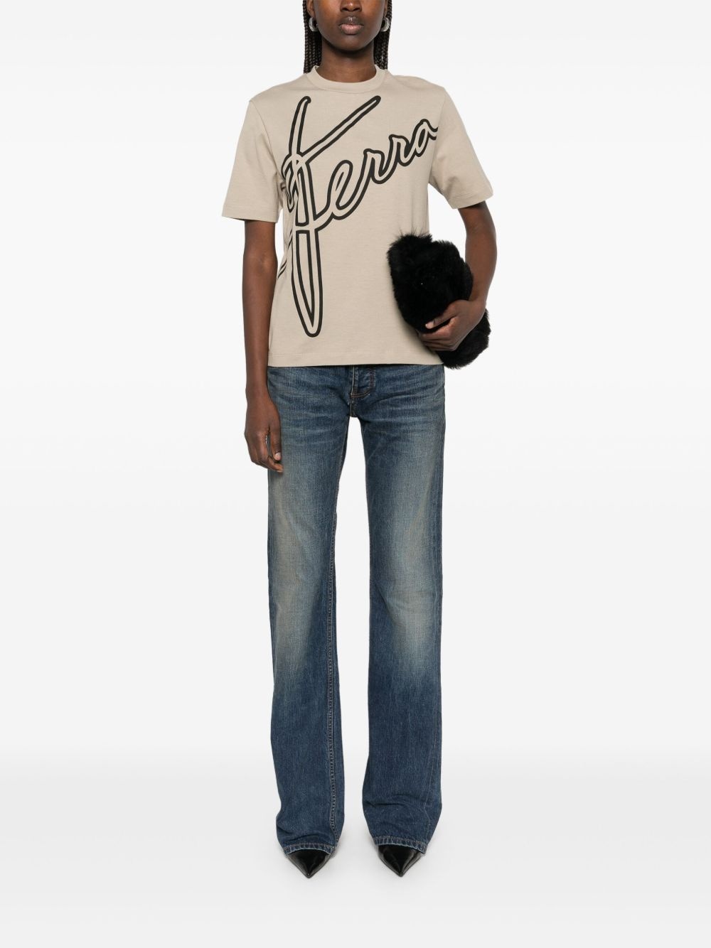 logo-print T-shirt - 2