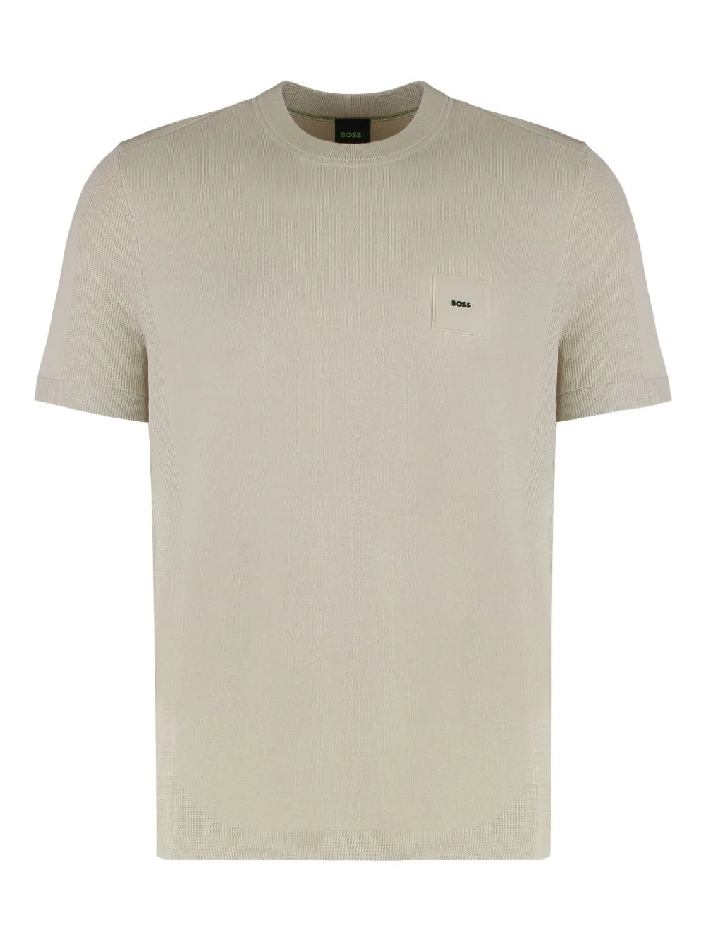 round-neck logo T-shirt - 1