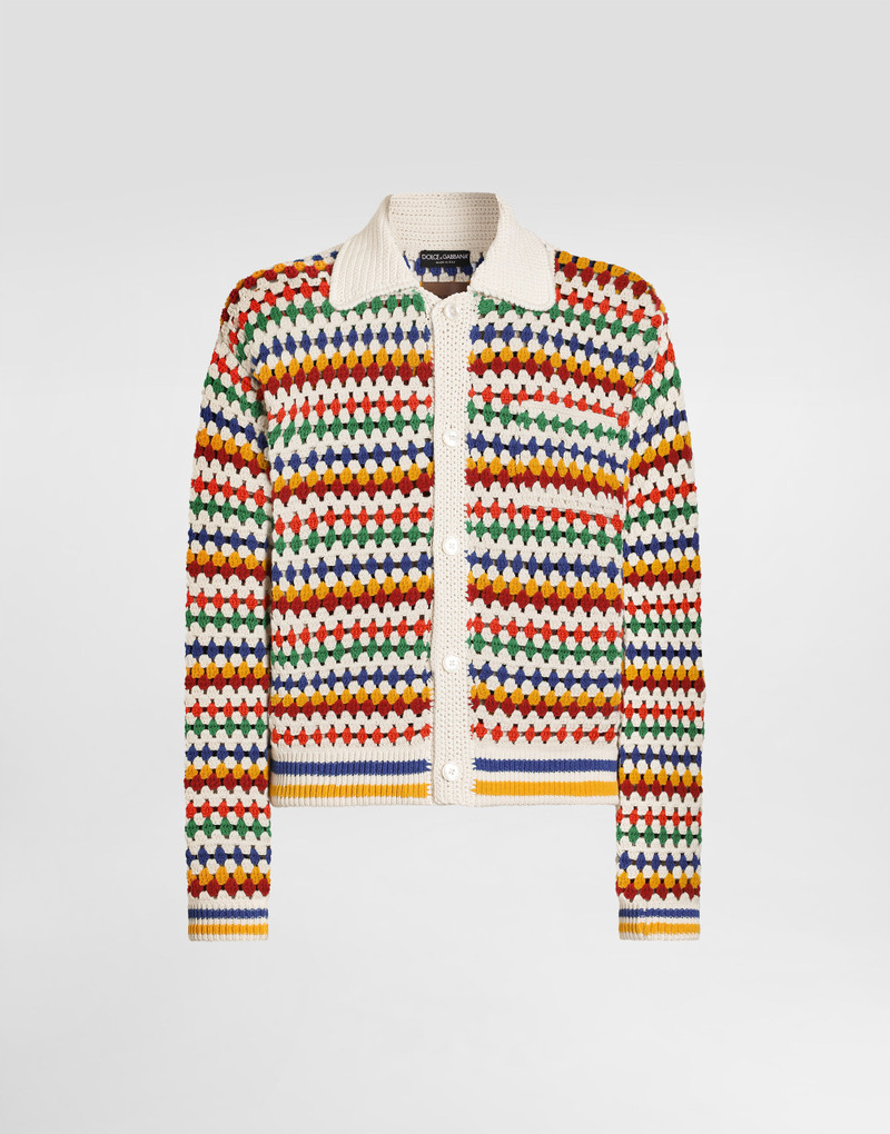 Crochet bomber jacket 1