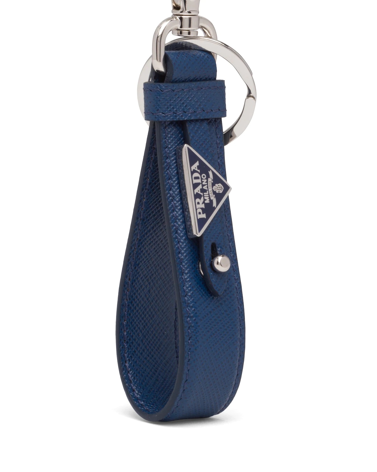 Saffiano Leather Customized Keychain - 3