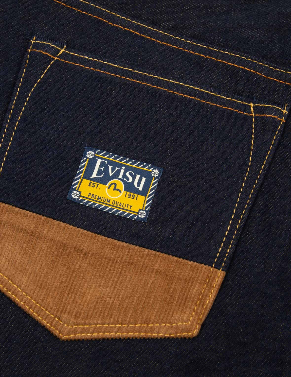 FABRIC-BLOCKING CARROT-FIT JEANS WITH WORKER POCKETS #2017 - 10