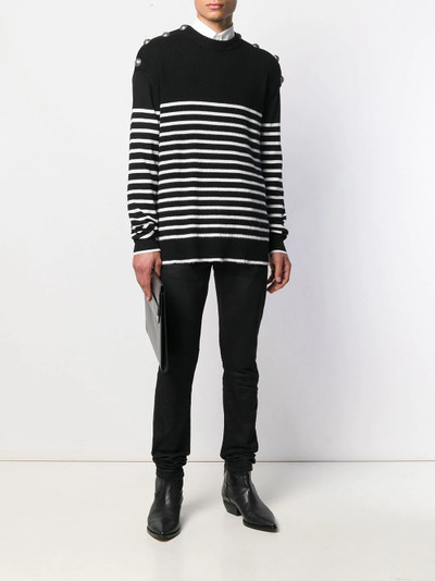 Balmain striped sweater outlook