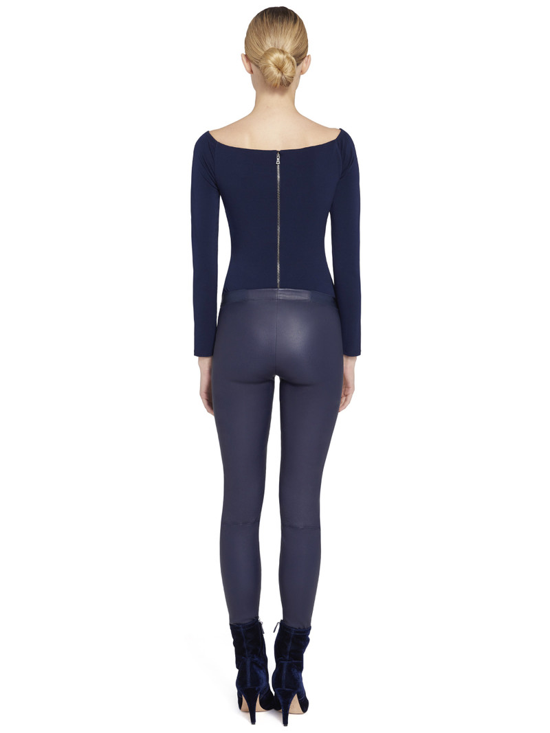 FRONT ZIP LEATHER LEGGING 3