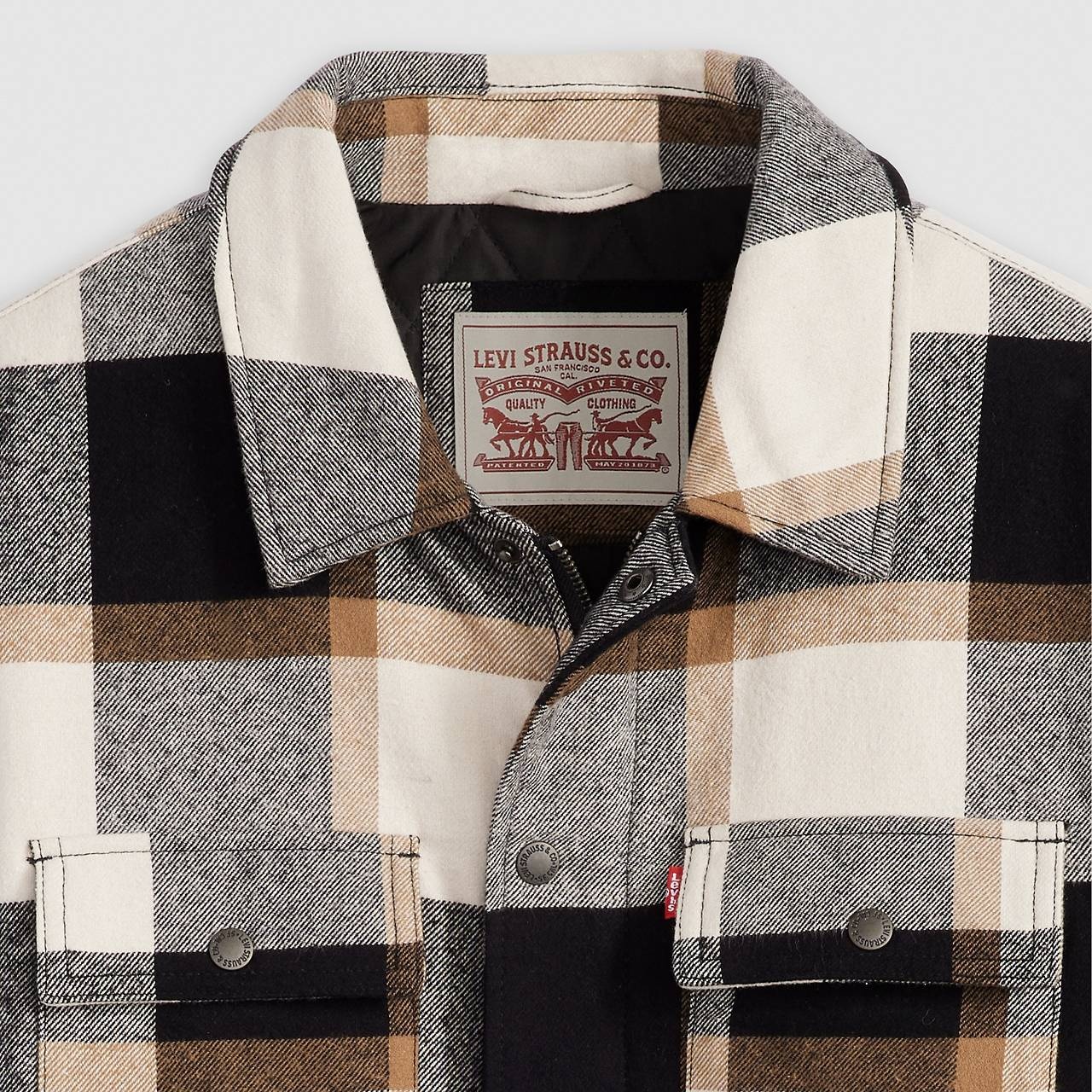 COTTON PLAID SHACKET - 6