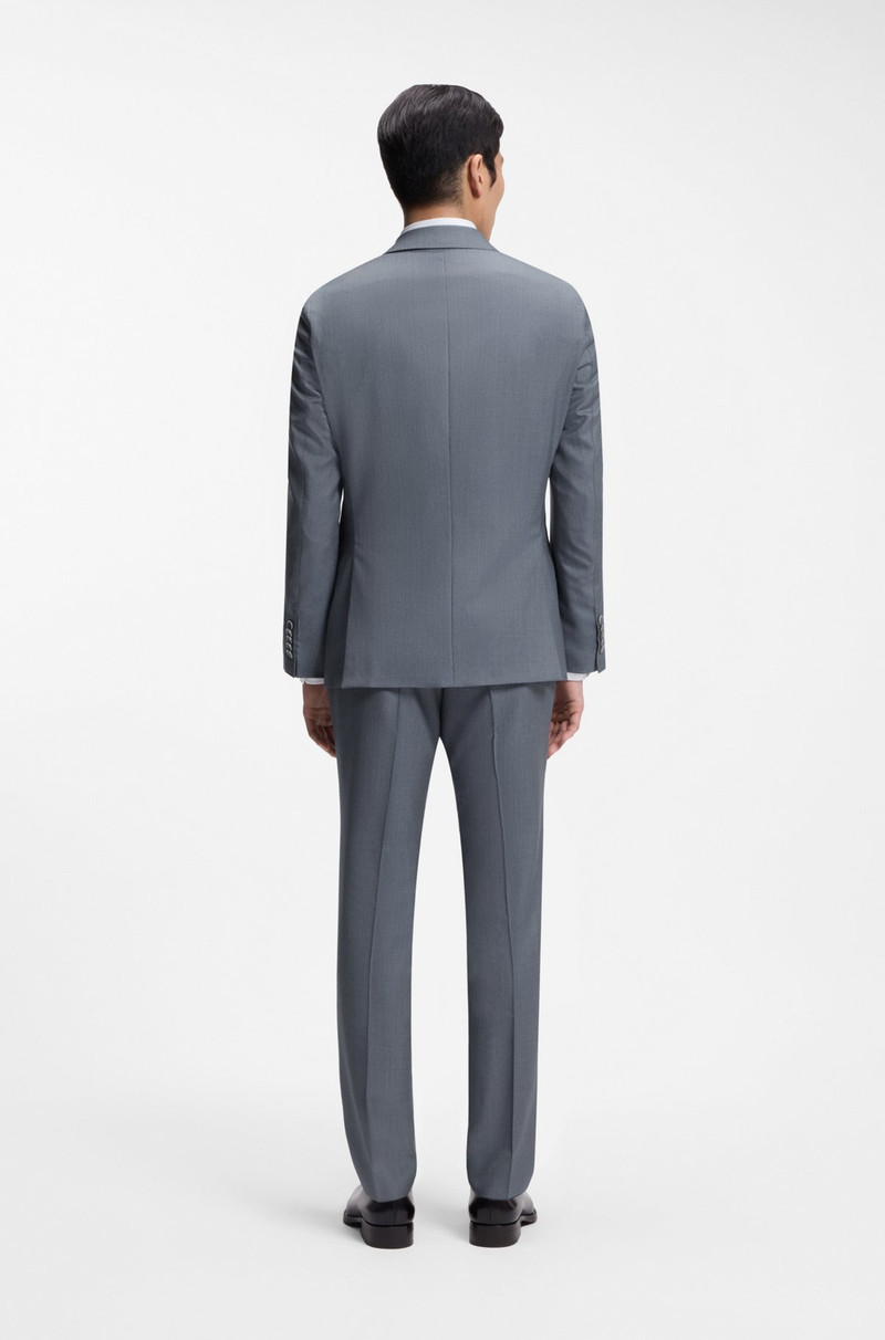 BOSS TWO-PIECE SLIM-FIT SUIT IN VIRGIN WOOL AND SILK outlook