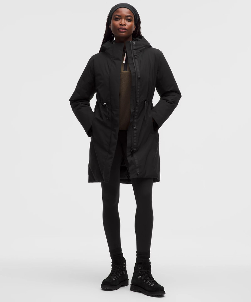 Waterproof Insulated Cinch-Waist Parka 1