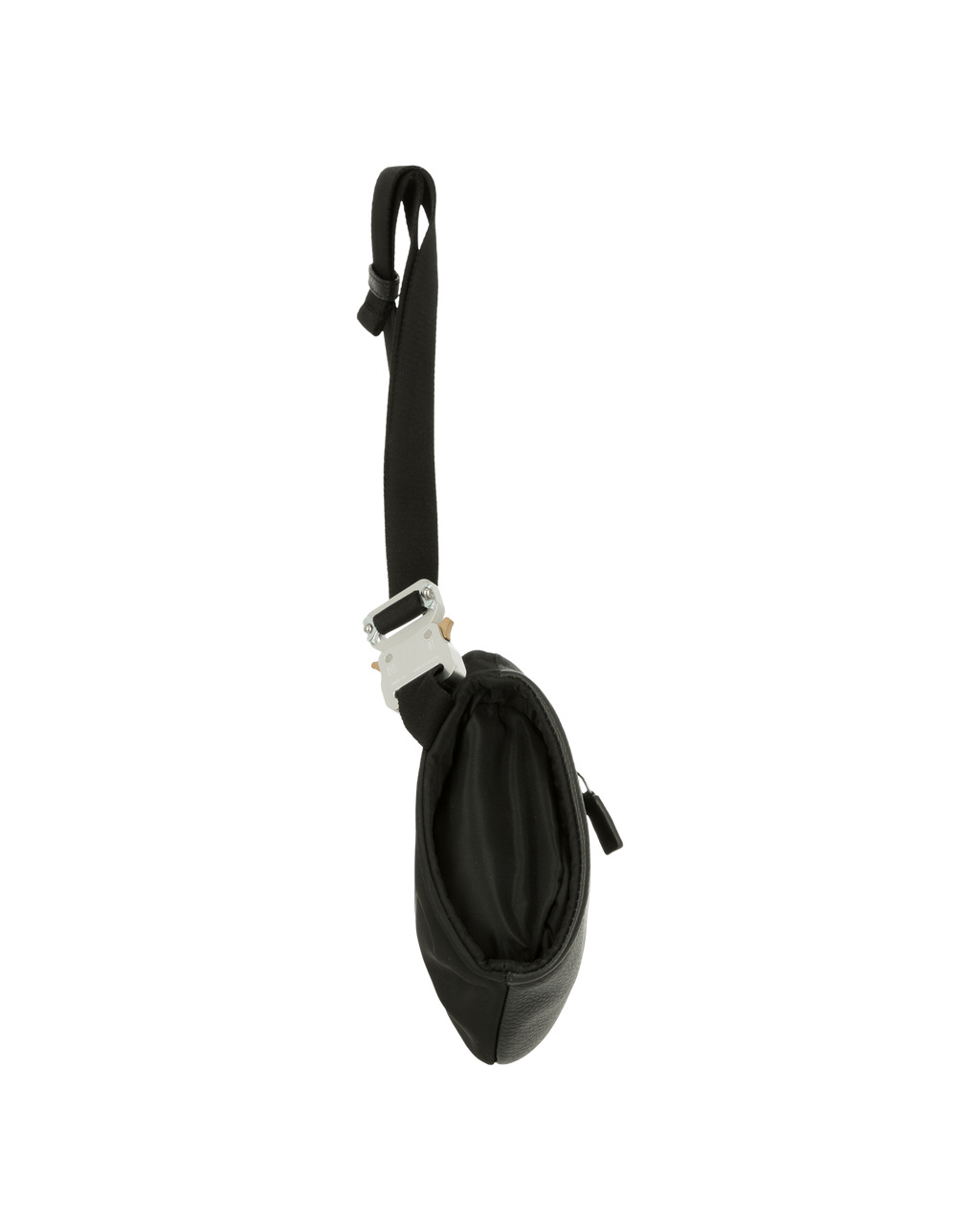LEATHER X NYLON CROSSBODY BAG 5