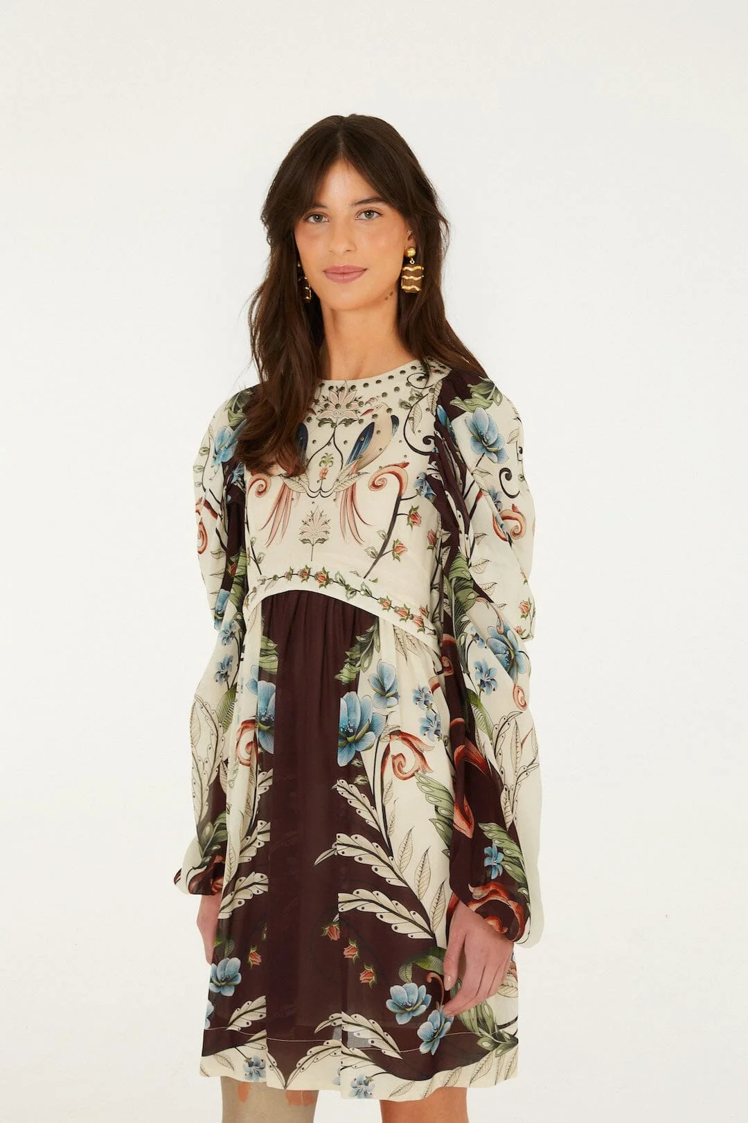 Millena Long Sleeves Mini Dress - 1