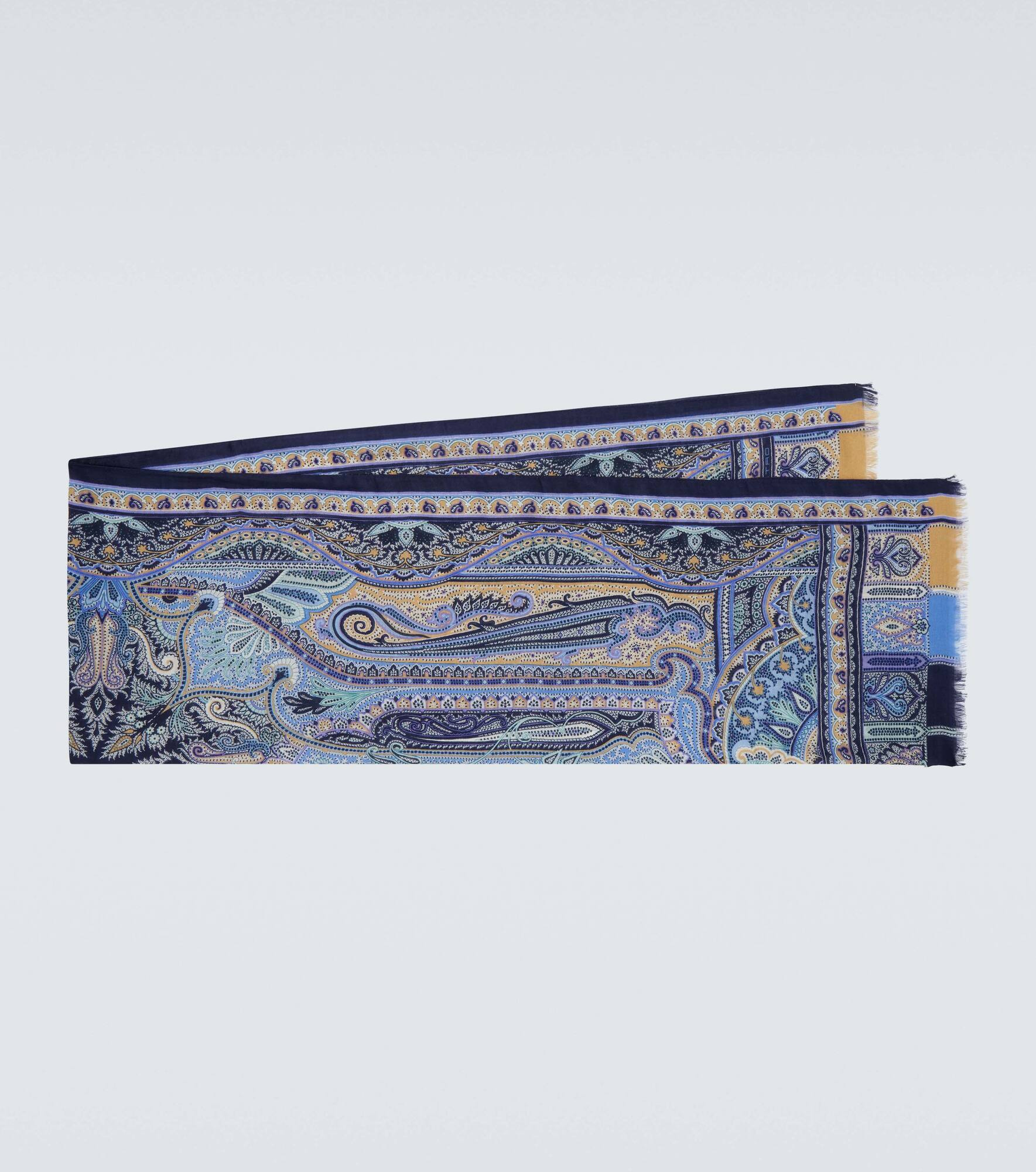 Paisey printed scarf - 1